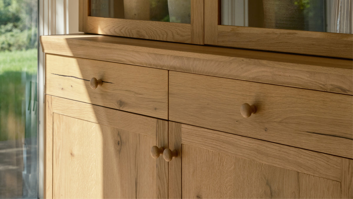 Archer Cabinet, Wide, Rustic Oak