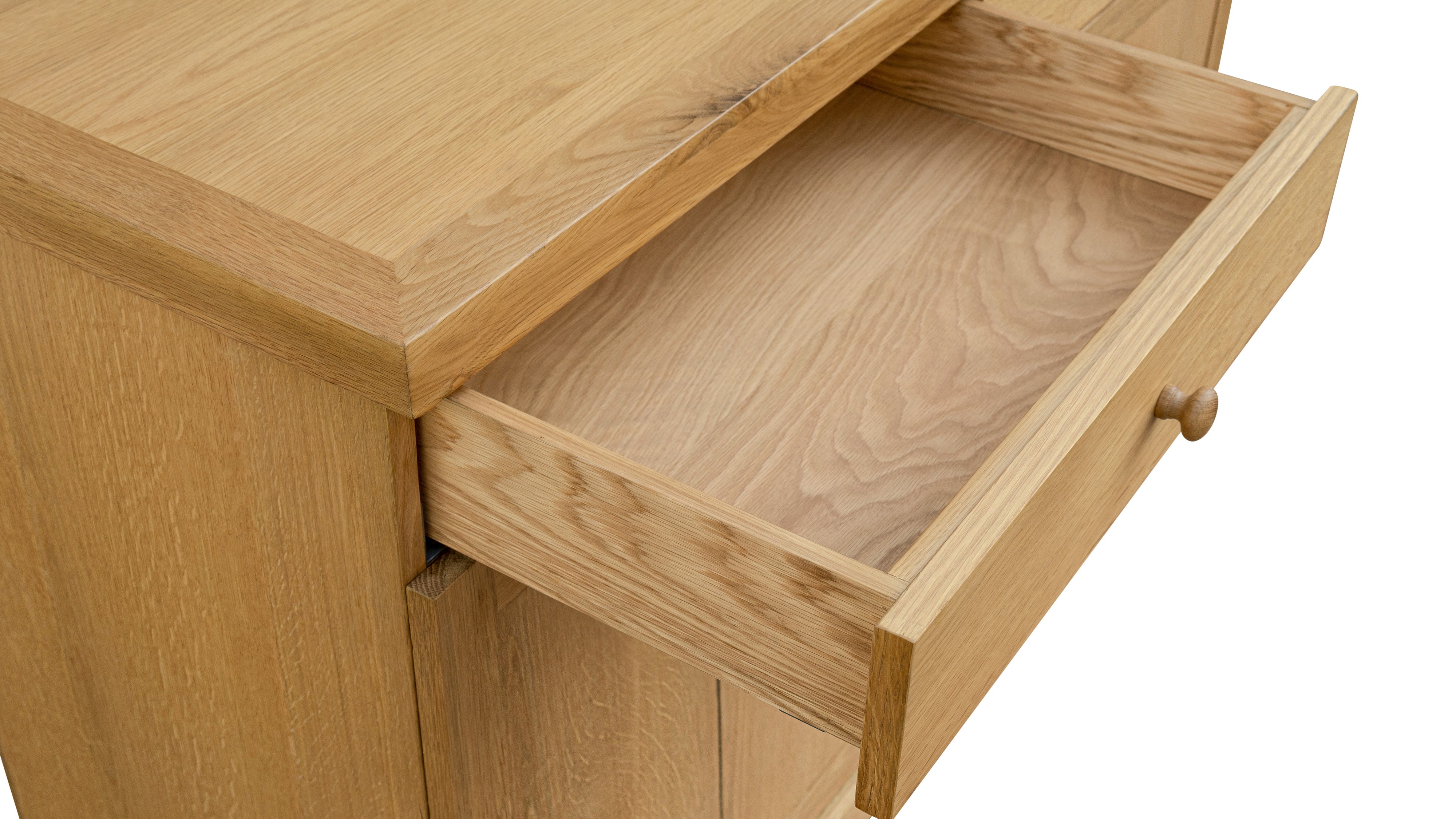 Archer Cabinet, Wide, Rustic Oak