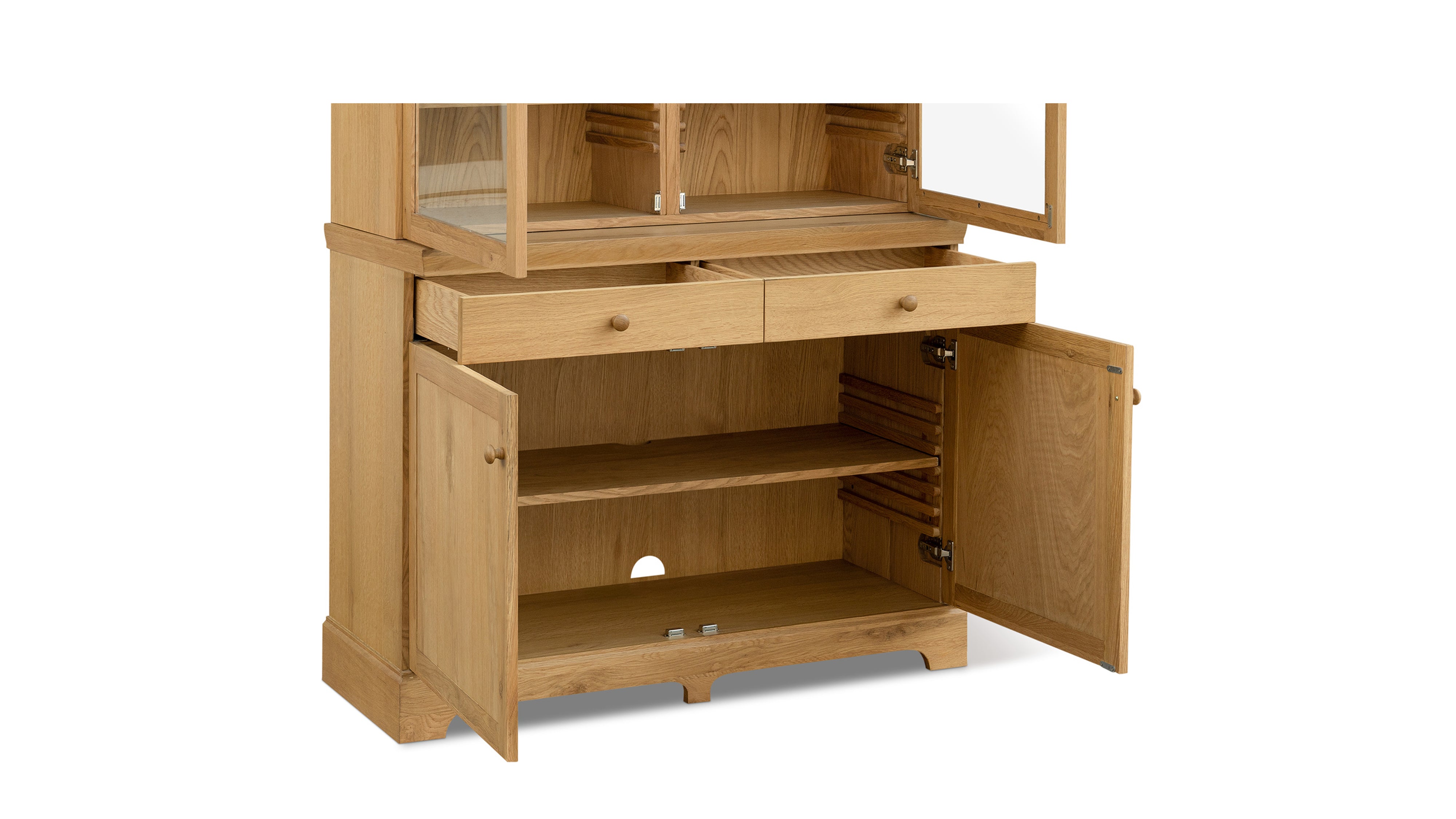 Archer Cabinet, Wide, Rustic Oak