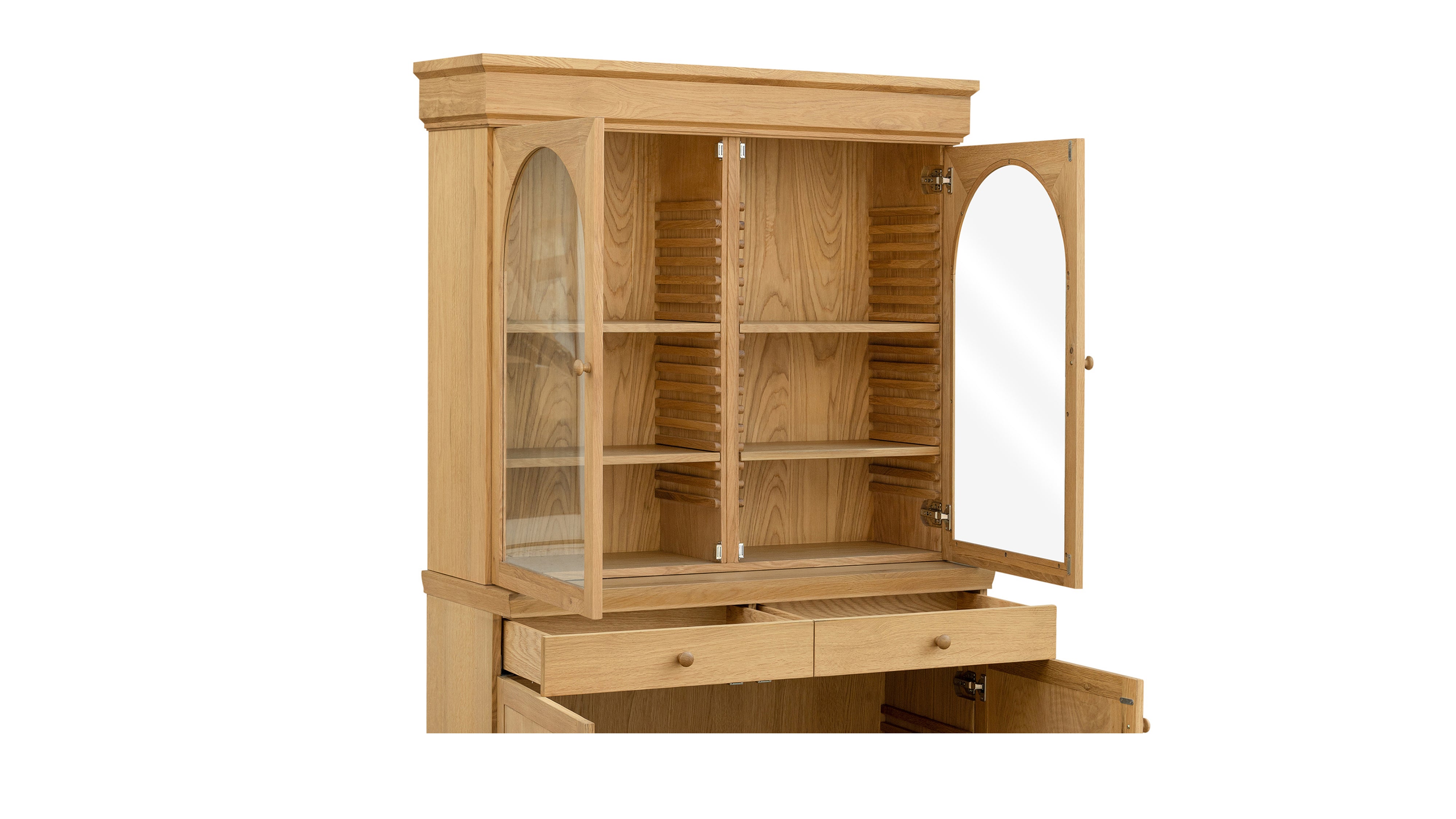 Archer Cabinet, Wide, Rustic Oak