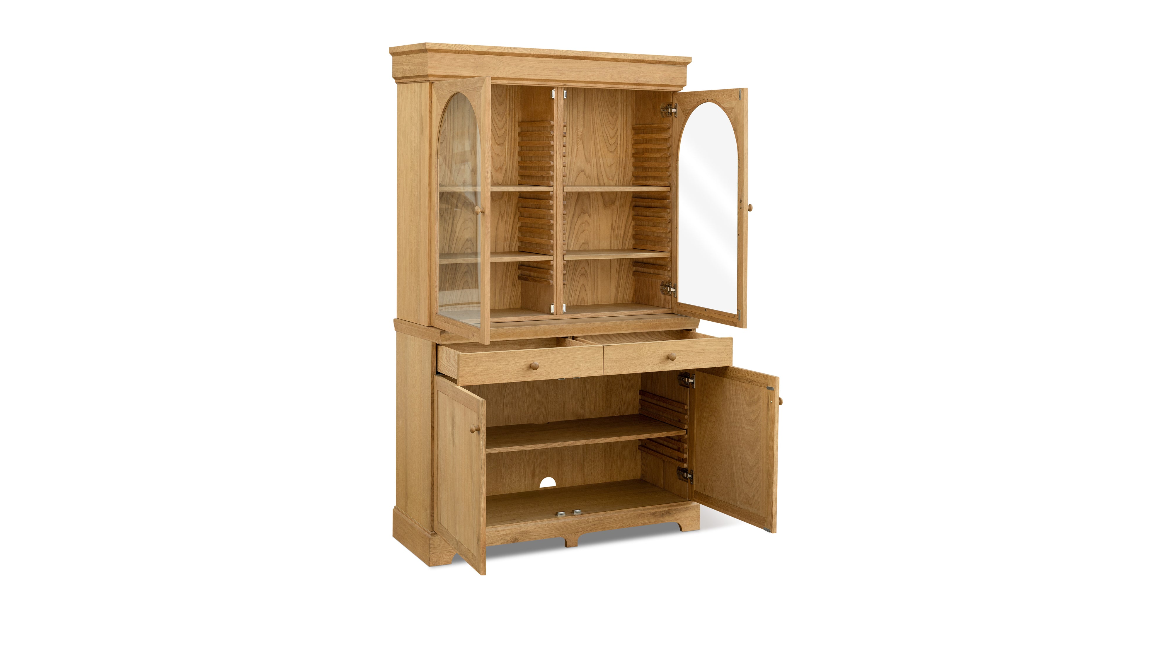 Archer Cabinet, Wide, Rustic Oak