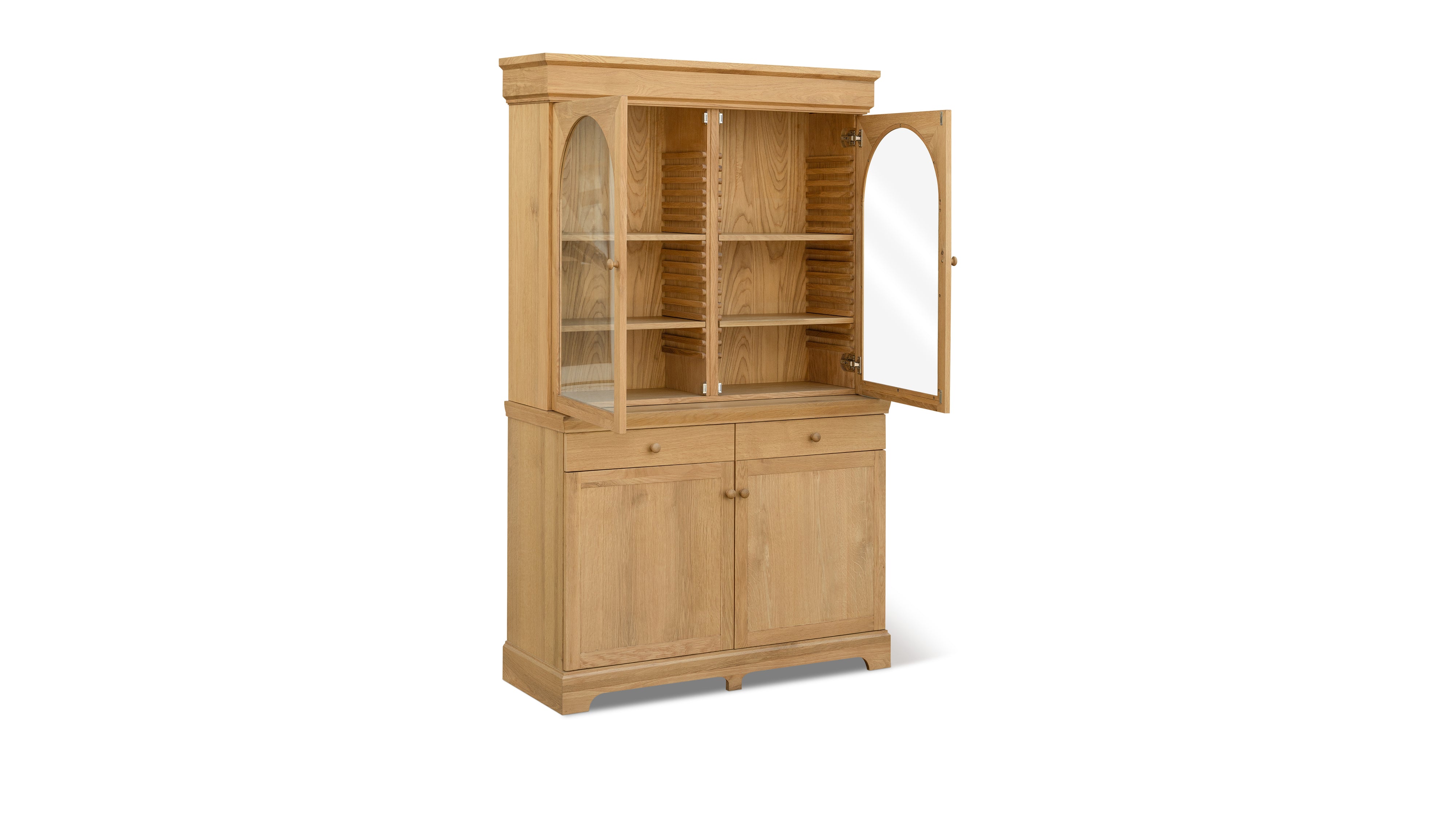 Archer Cabinet, Wide, Rustic Oak