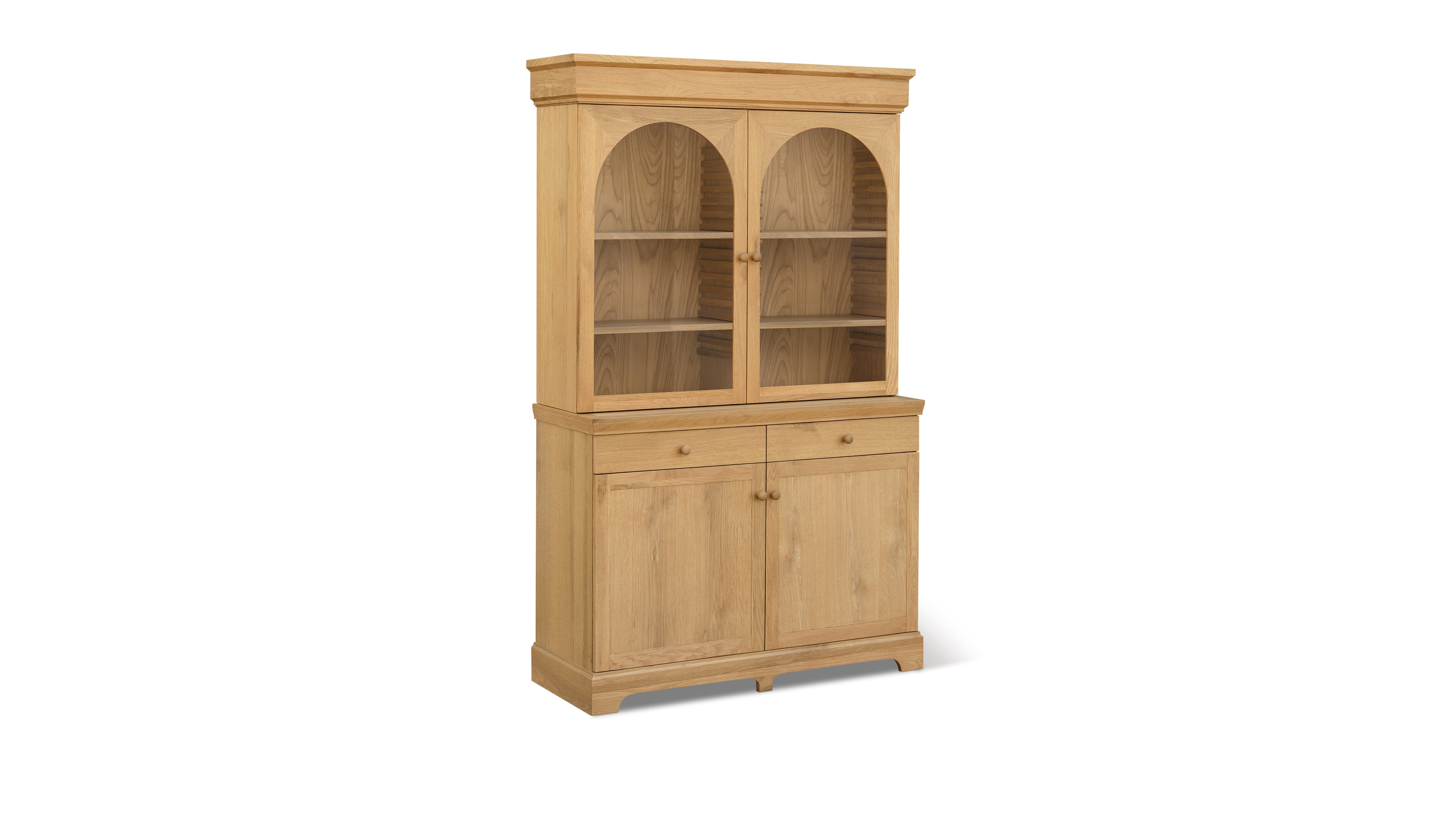 Archer Cabinet, Wide, Rustic Oak