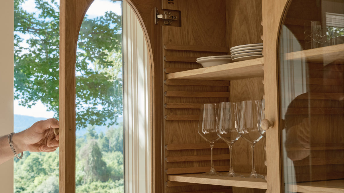 Archer Cabinet, Narrow, Rustic Oak
