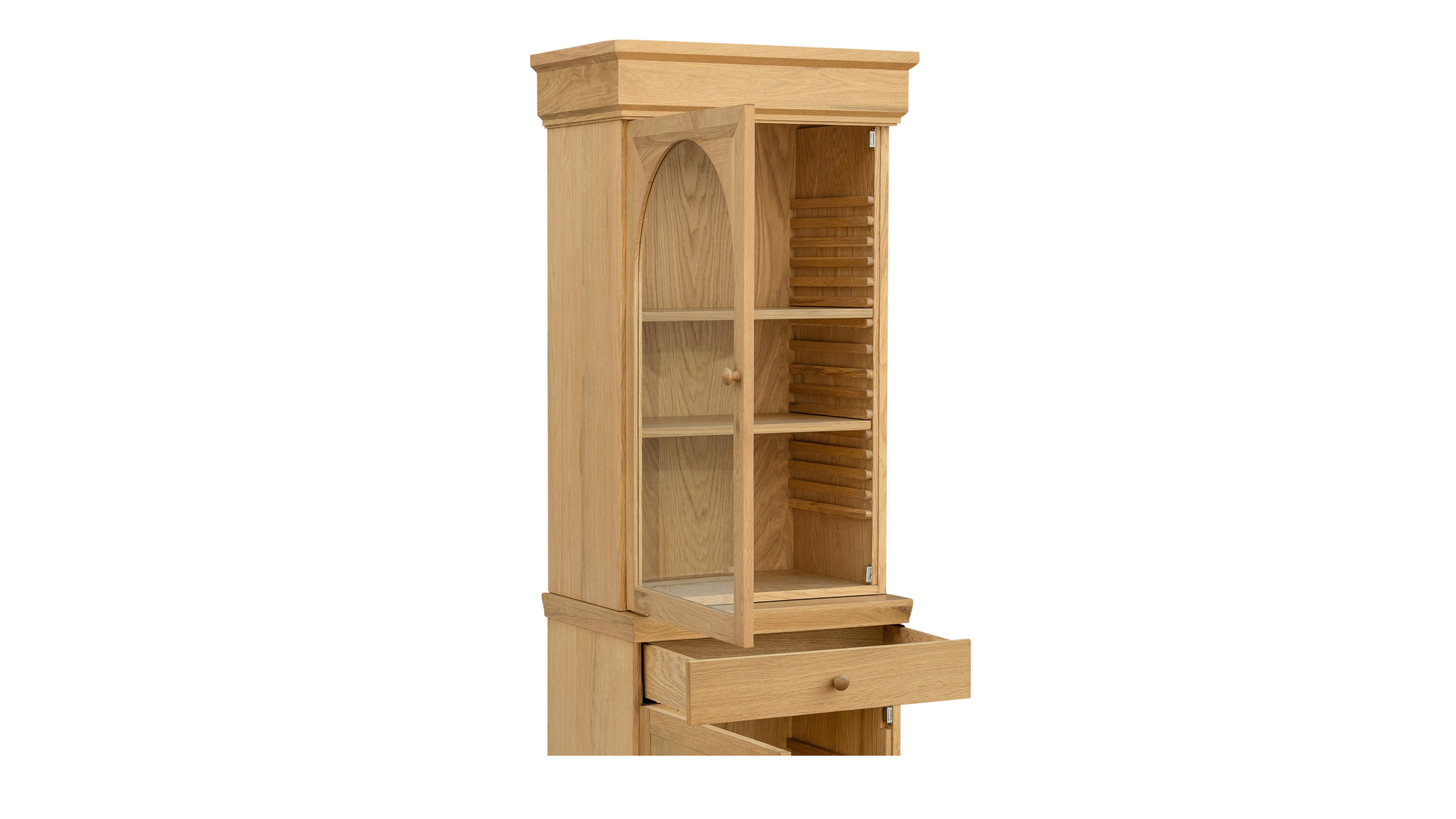 Archer Cabinet, Narrow, Rustic Oak