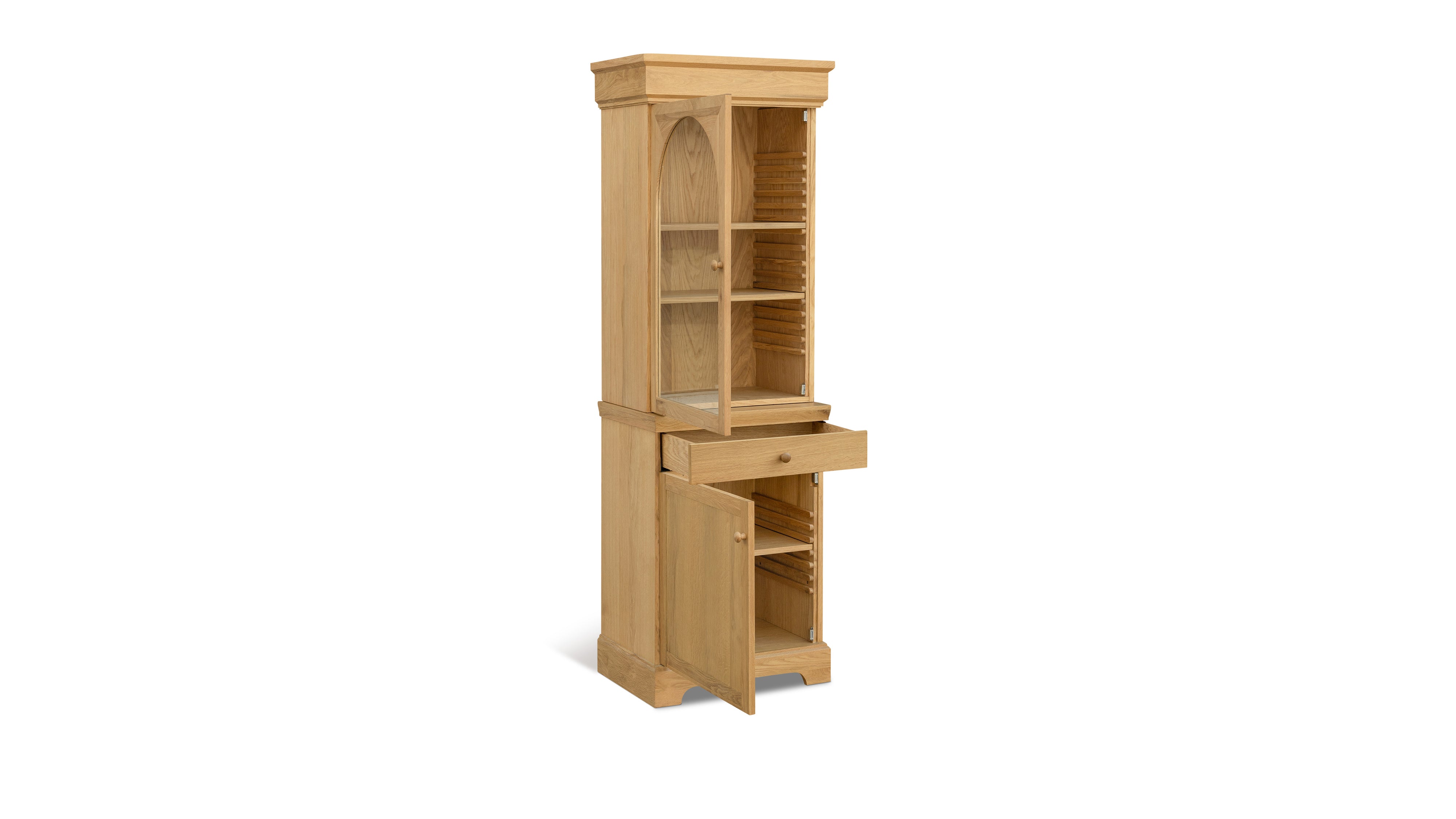 Archer Cabinet, Narrow, Rustic Oak