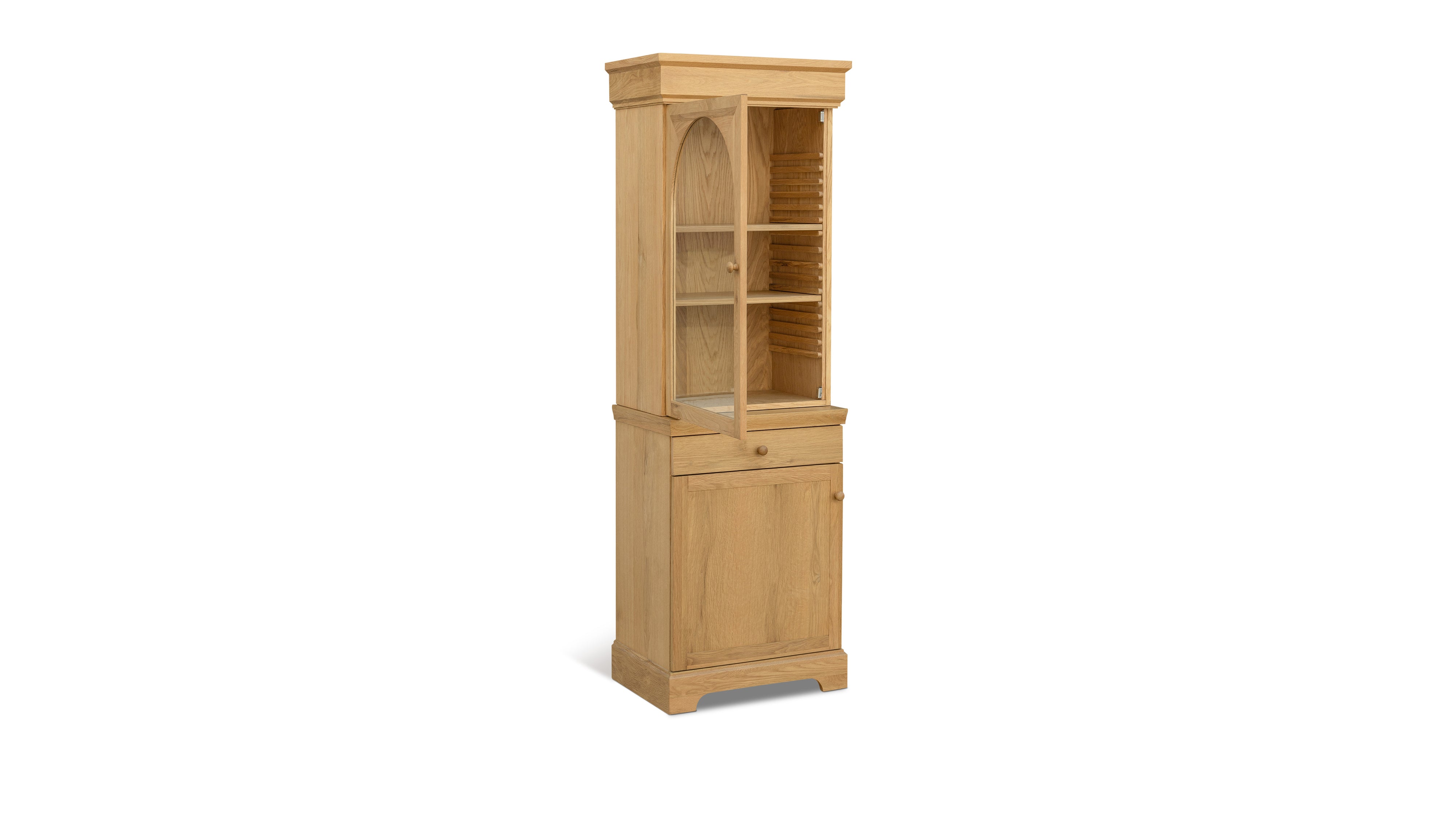 Archer Cabinet, Narrow, Rustic Oak