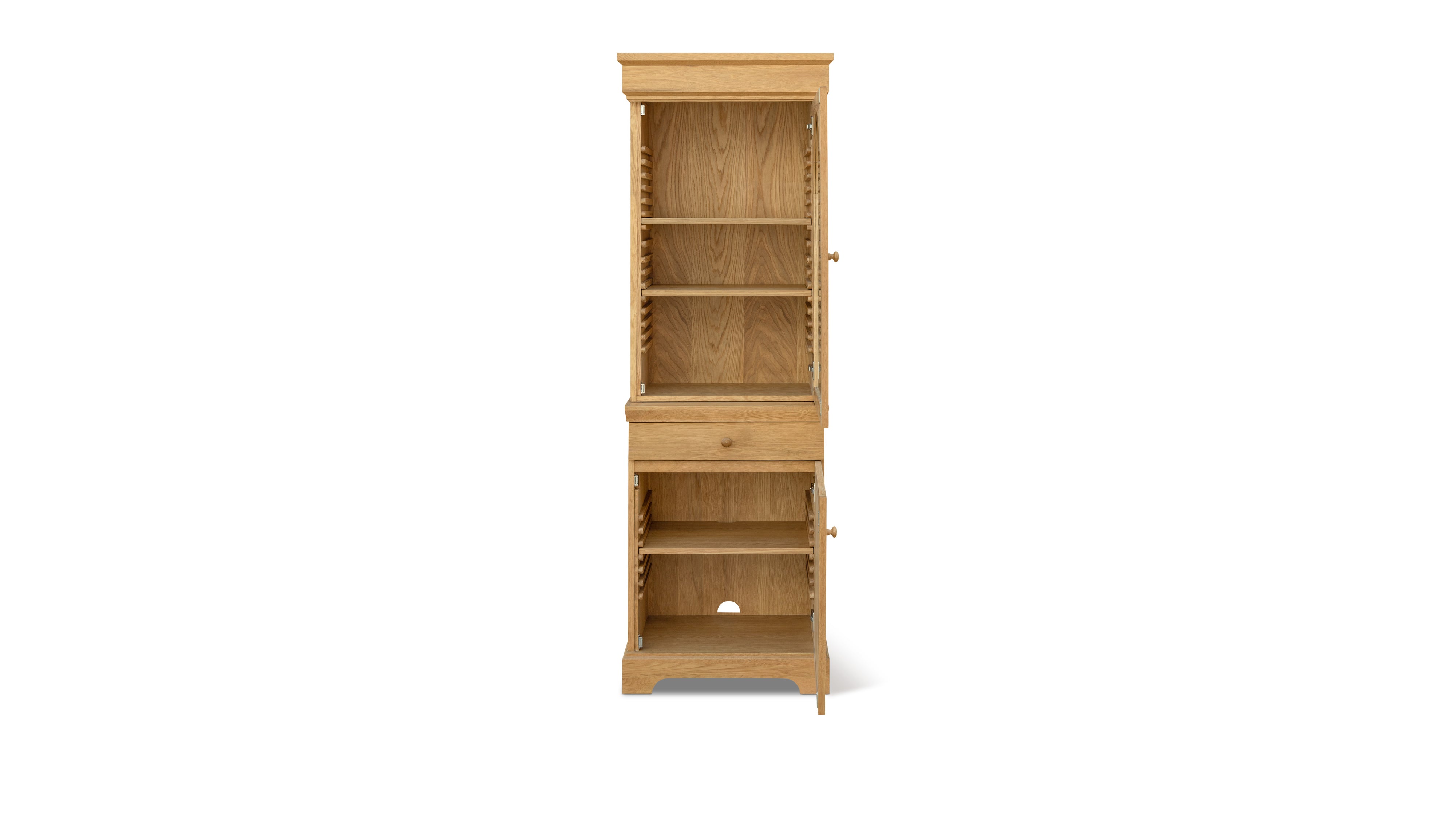 Archer Cabinet, Narrow, Rustic Oak